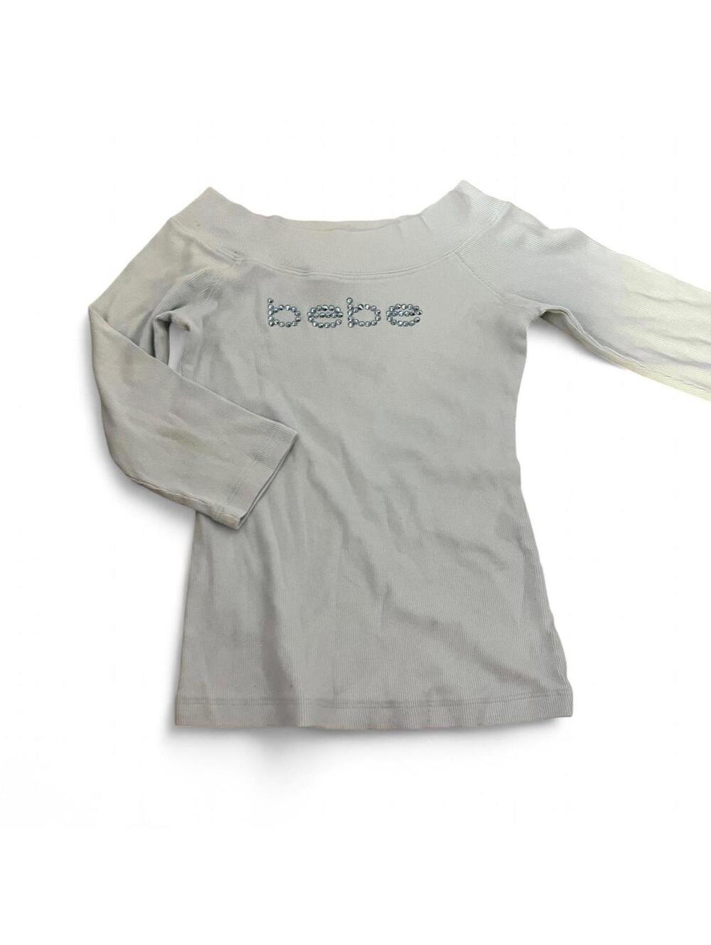 y2k bebe quarter sleeve shirt